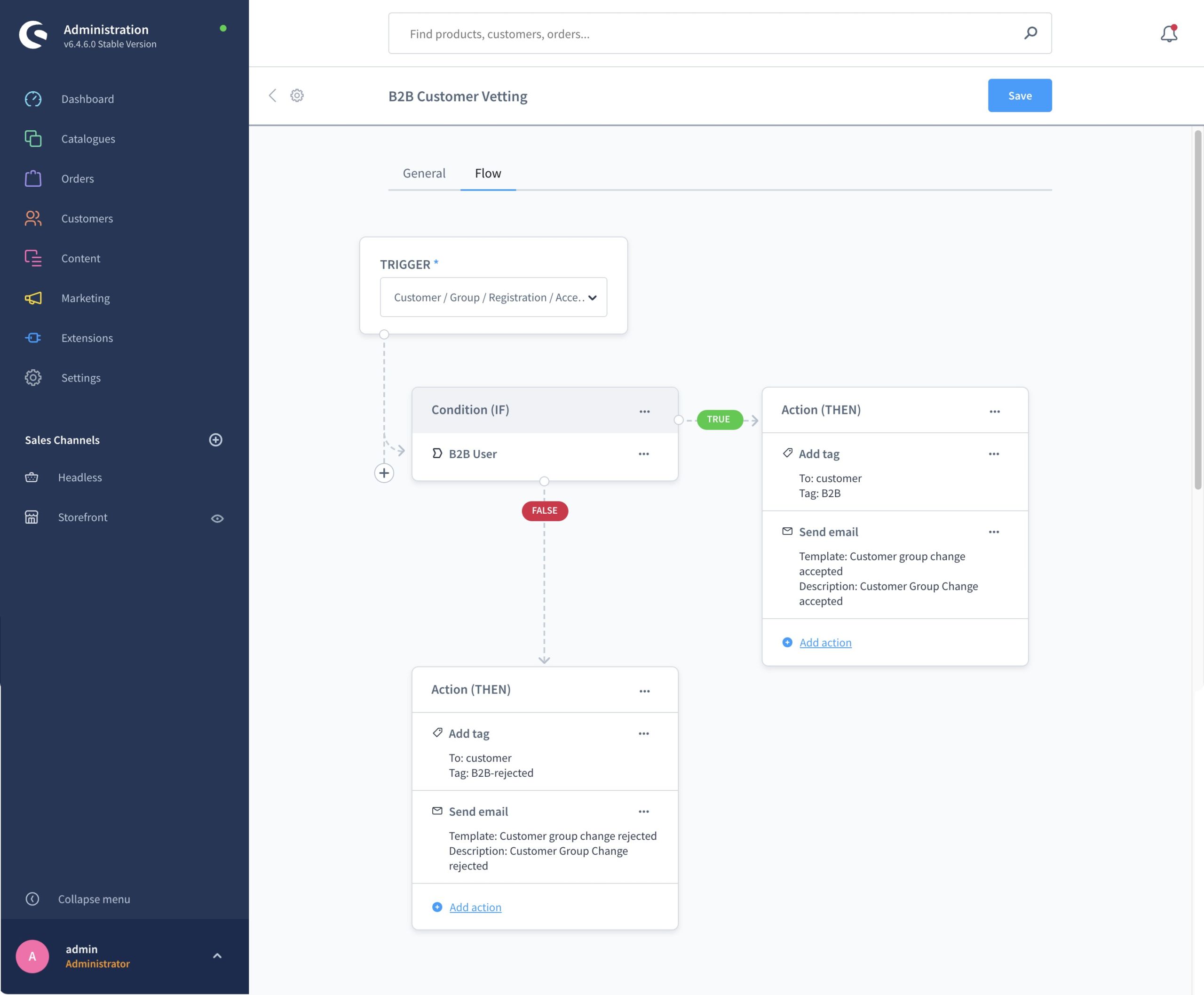 Shopware 6 Flow Builder